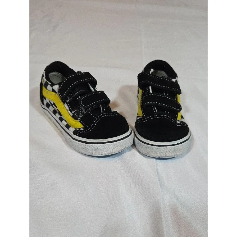 Vans x SpongeBob SquarePants Old Skool V shoes Size 6.5 Toddler